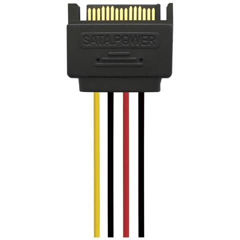 A131-0353 cavo SATA 0,2 m SATA a 15 pin 2 x SATA a 15 pin Nero, Rosso, Giallo - Foto 2