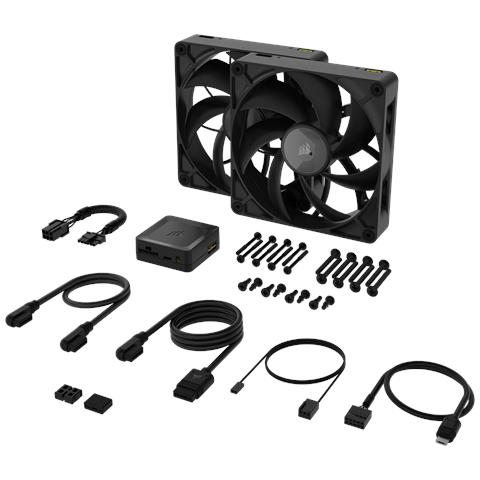 iCUE LINK RX140 MAX Case per computer Ventilatore 14 cm Nero 2 pz - Foto 3