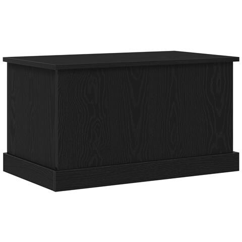 Box di Stoccaggio  Nero Rovere 70x40x38 cm Legno Ingegnerizzato - Foto 1