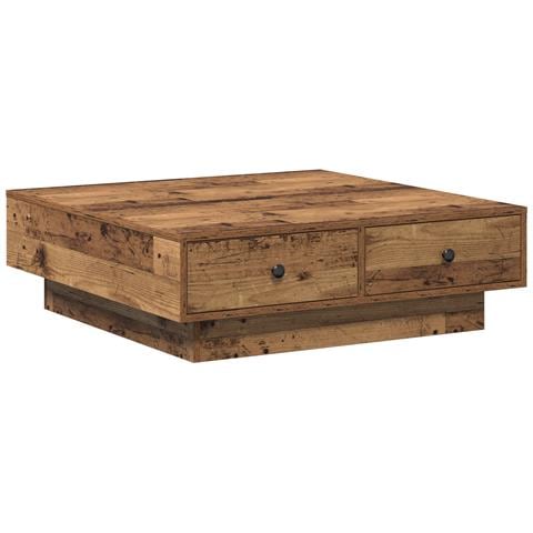 Tavolino da caffè Legno usato Legno recuperato 90 x 90 x 28 cm - Foto 1
