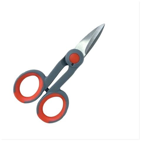Forbici Da Elettricista Professionali Per La Pesca: Multiuso, Acciaio Inossidabile Grey + Red - Foto 2