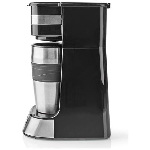 Caffettiera 750w Con Tazza Da Viaggio Da 0,4l E Display Lcd, Argento - Foto 2