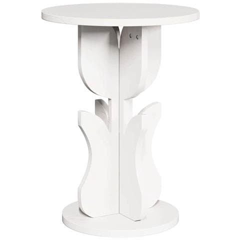 Tavolo laterale Bianco 39.5 x 39.5 x 53.5 cm - Foto 1