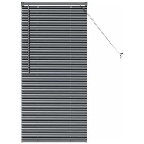 Tenda per Finestra con tende Grigio scuro Alluminio - Foto 1
