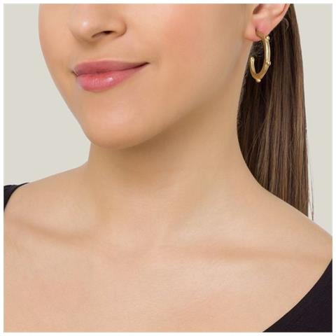 Orecchino A Cerchio In Oro Con Nappe - Foto 2