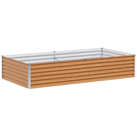 Letto rialzato da giardino 195 x 100 x 36 cm Acciaio zincato - Foto 1