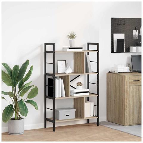 Libreria Rovere Sonoma 75 x 30 x 123,5 cm Legno multistrato - Foto 2