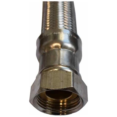 Tubo Flessibile Inox Dn25  1 Pollice  800 Mm  Acqua Potabile - Boni-shop - Foto 2