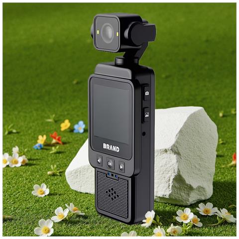 Action Camera Portatile Hd 1080p Con Scheda Da 32gb, Visione Notturna E Rotazione A 360° - Foto 7