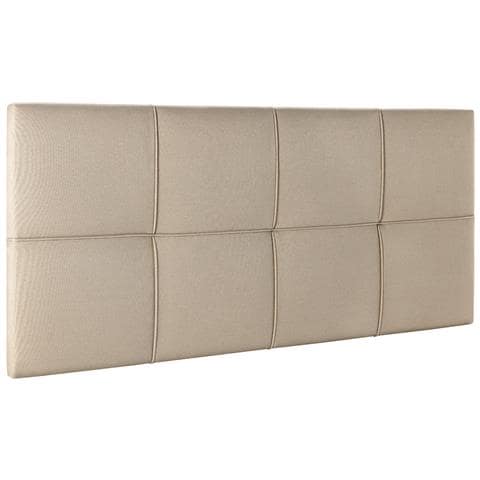 Testiera Imbottita Sicilia 160x60 Cm Beige - Foto 1
