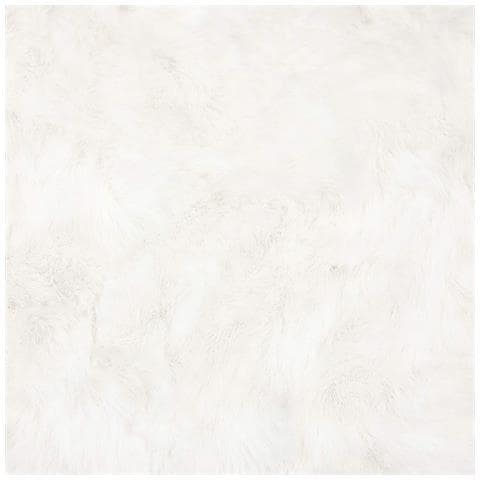 Tappeto in Pelliccia Sintetica di Coniglio Olite Crema - Foto 9
