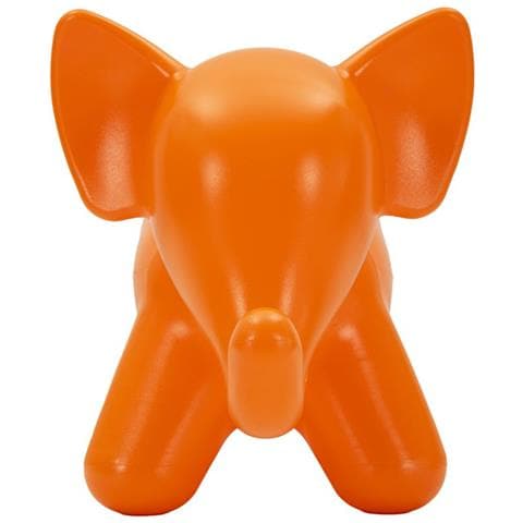 Sgabello Elephant In Plastica Arancione 86x46x56 Cm - Foto 2