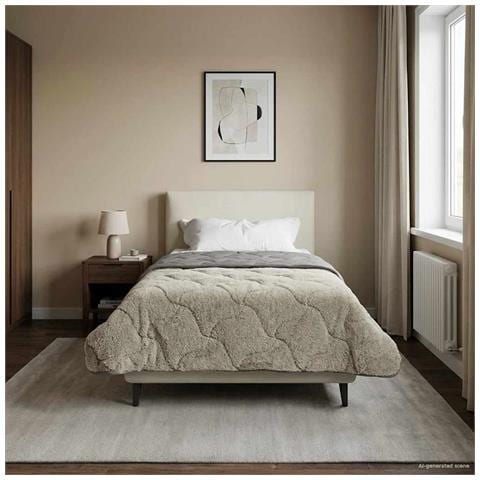 Duvet Estivo Trapuntato Grigio chiaro 155 x 220 cm - Foto 2