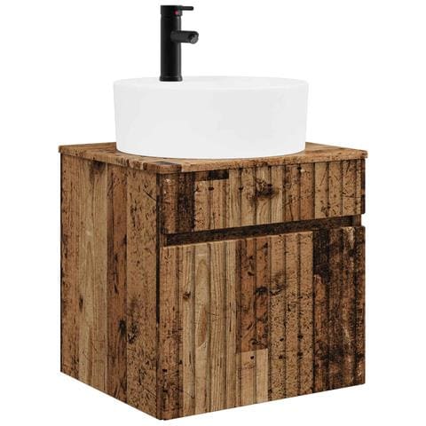 Mobile lavabo da parete Legno antico 49 x 44,5 x 65 cm - Foto 1