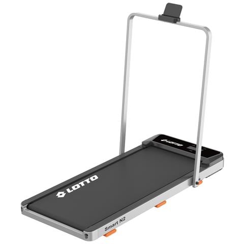 Tapis Roulant Elettrico Smart N2, 2 Cv, 10 Km /h, Inclinazione Manuale 2 Livelli, Superficie 95x40 Cm, Led, Telecomando, 100% Assemblato, Completamente Pieghevole, Portata 100 Kg - Foto 4