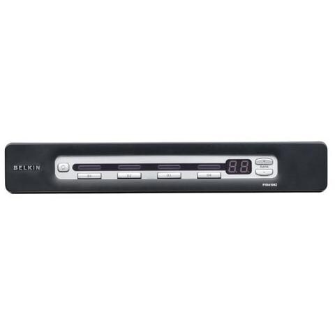 Switch KVM Belkin OmniView F1DA104ZEA - 4 Computer - 1920 x 1440 - 2 x Porta PS / 2 - Rack-Montabile - Foto 2