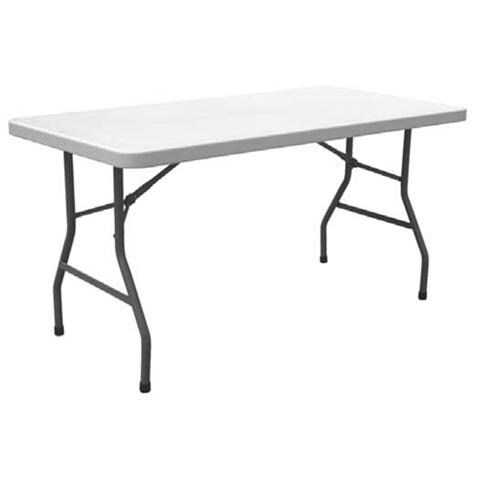 Tavolo Rettangolare Ripieghevole in Acciaio Verniciato  - Foto 1