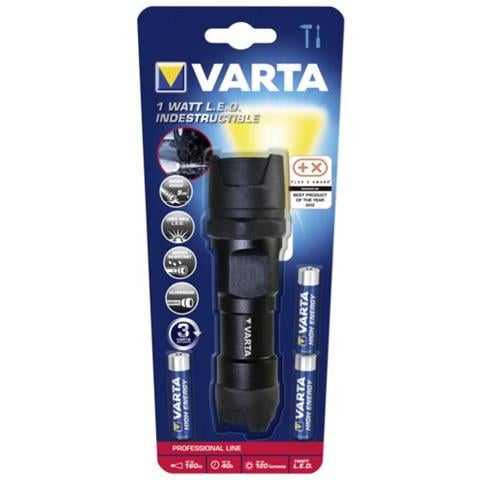 18700101421-mat. Elet. - Astucci Vari -torcia 1watt Led Indestructible 3aaa - Foto 2