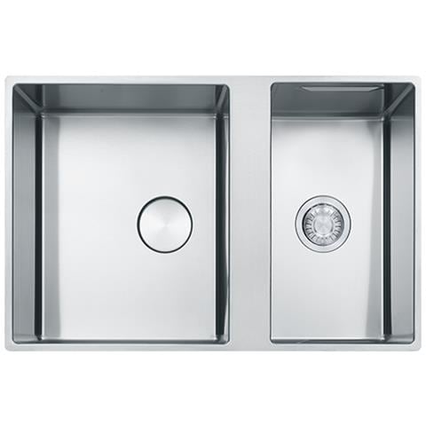 Box Center BWX 220-41-27 Lavello da Incasso 1 e 1/2 Vasche con Dimensioni 79 x 51 cm Colore Inox - Foto 2