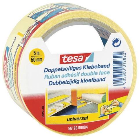 nastro 561700000411 DoubleSided universale, Bianco, 5m x 50 mm - Foto 1