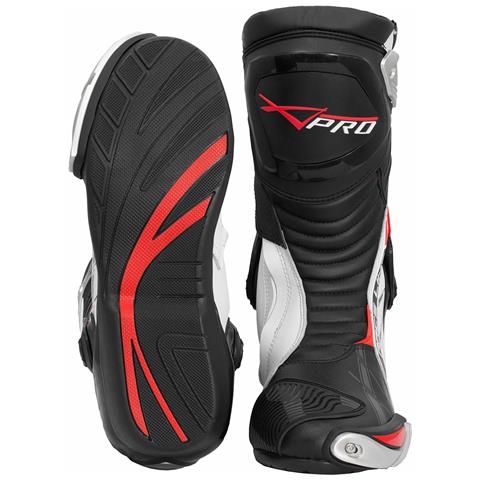 Stivali Omologati Ce Moto Quad Motocross Touring Sport Bianco 42 - Foto 2