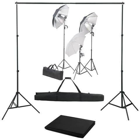 Kit Studio Fotografico Con Set Luci E Fondale - Foto 1
