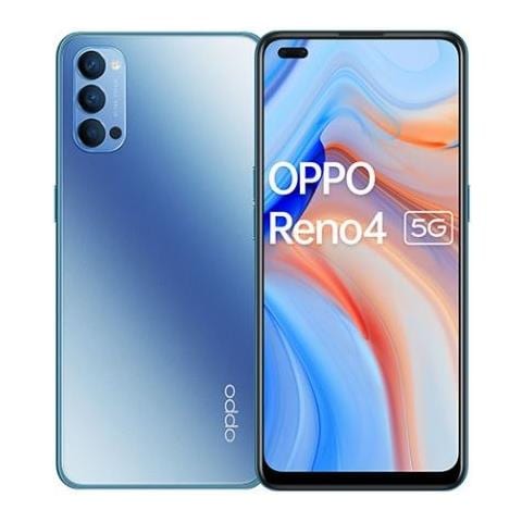 Reno4 128 GB 5G Dual Sim Display 6.4" Full HD+ Fotocamera 48 Mpx Android Blu - Foto 1