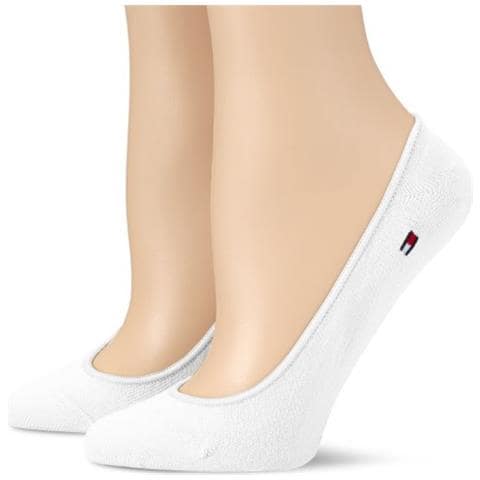 Th Women Footie Invisble 2p, Calzini Donna, White, 35/38 (35-38)  - Foto 1