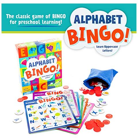 Alphabet Bingo Letter Learning Gioco Da Tavolo Per Bambini - Foto 2