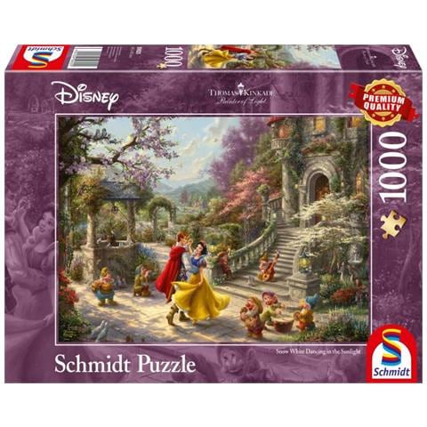 Puzzle Disney Danza Biancaneve Con Principe - 1000 Pezzi - Foto 2