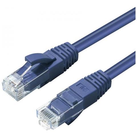 Mc-utp6a005b Cavo Di Rete Blu 0,5 M Cat6a U /utp (utp) - Foto 1