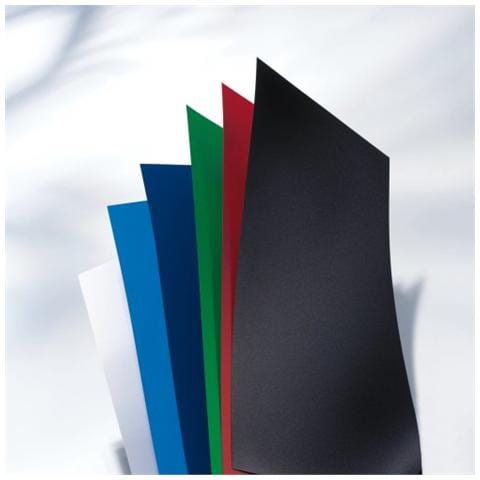 Copertine rilegatura PolyOpaque A4 300mic rosso (100) , Rosso, A4, 21 cm, 29,7 cm, 3 cm - Foto 2