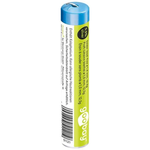 Stagno Per Saldatura Senza Piombo, Ø 1,0 Mm, 12,5 G 23679 - Foto 1