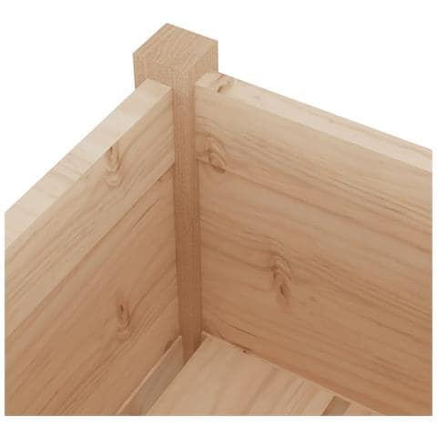 Fioriere da Giardino 2 pz 70x70x70 cm Legno Massello di Pino - Foto 8