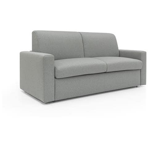 Kansas Divano Letto Matrimoniale Alto 20 Cm. Impermeabile T13 Grigio - Foto 1