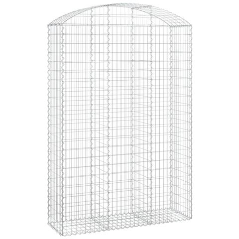 Cesto Gabbione Ad Arco 150x50x220/240 Cm Ferro Zincato - Foto 1