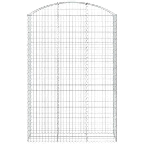 Cesto Gabbione Ad Arco 150x50x220/240 Cm Ferro Zincato - Foto 2