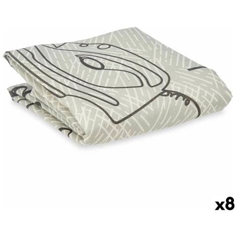Copri Asse Da Stiro Grigio 140 X 50 Cm Ferro (8 Unità) - Foto 1