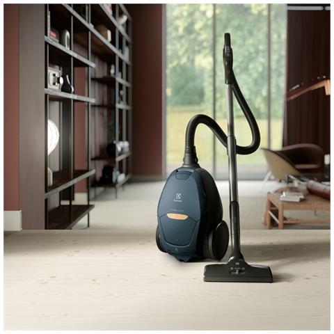 Aspirapolvere a Traino con Sacco PD82-8DB Pure D8 Potenza 600 Watt Colore Azzurro Rosso Granato - Foto 10