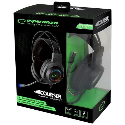 Auricolari Con Microfono Esperanza Egh7100 Nero - Foto 4