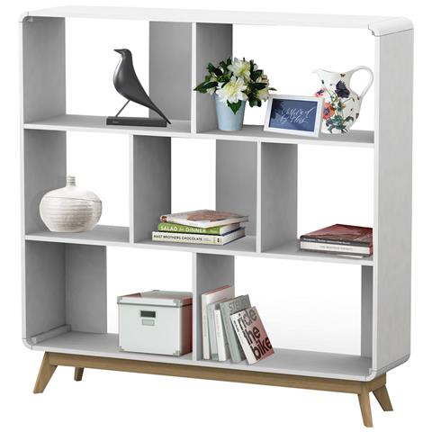 Cassie Libreria In Truciolare Bianco - Foto 2