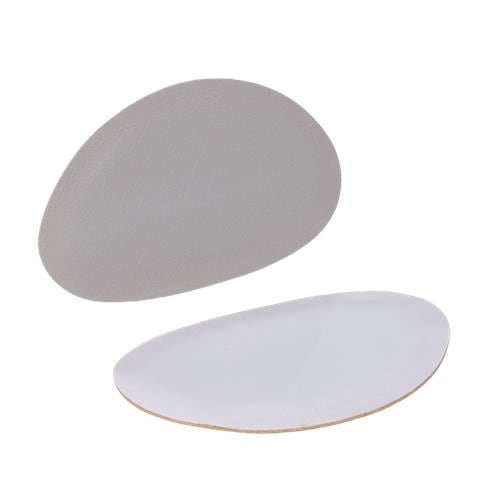 Toppe Ovali Per Riparazione Scarpe (2 Paia) Silver - Foto 1