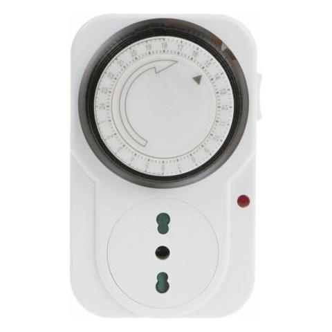 Presa Elettrica Con Temporizzatore 230 V Temporizzata Timer 24 Ore Programmabile - Foto 1