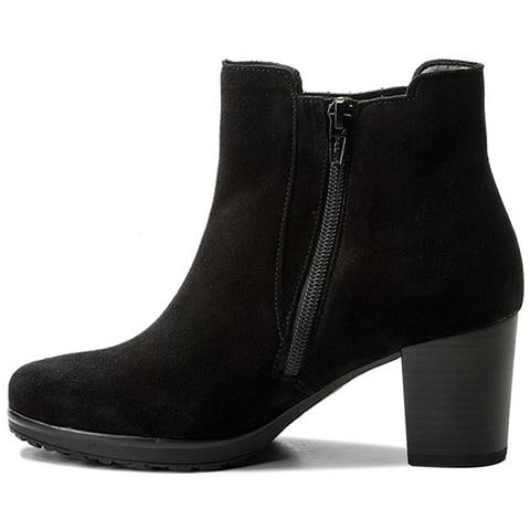 Stivali Con Zip Da Donna In Pelle Scamosciata Nera 38 - Foto 2
