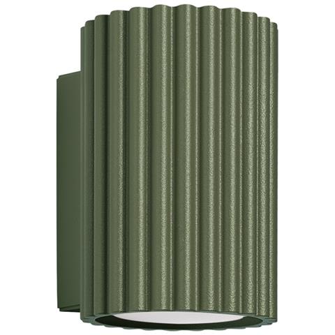 Lampada Da Parete Karbon 10 Verde Oliva Sl. 1656 - Minimalista Lampada Da Parete Verde Oliva 10x6.5x8.5 Cm - Foto 1