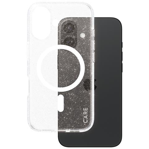 CARE by PG White MagS iPhone16 6.1 custodia per cellulare Cover Trasparente - Foto 1