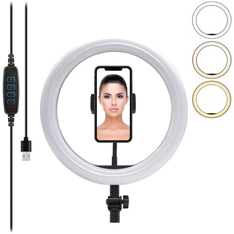 Anello Led Studio Di 11,65 Pollici (29,6 Cms) Con Telecomando. - Foto 1