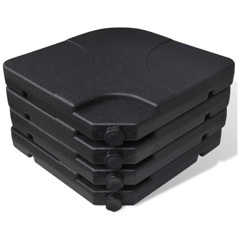 Ombrellone Da Giardino In Alluminio Con Base Portatile Verde - Foto 8