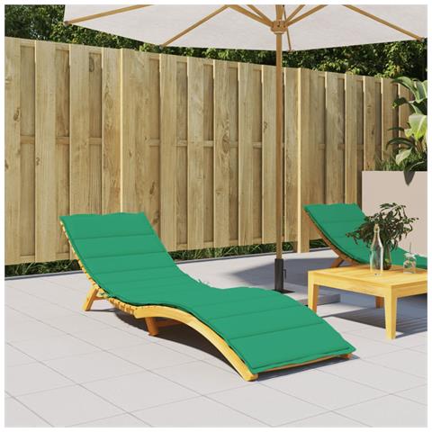 Cuscino Per Lettino Verde 200x50x3 Cm In Tessuto Oxford - Foto 8