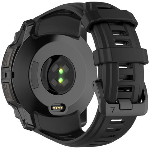 Cinturino Premium In Silicone Per Garmin Instinct 3 45mm - Nero - Foto 1